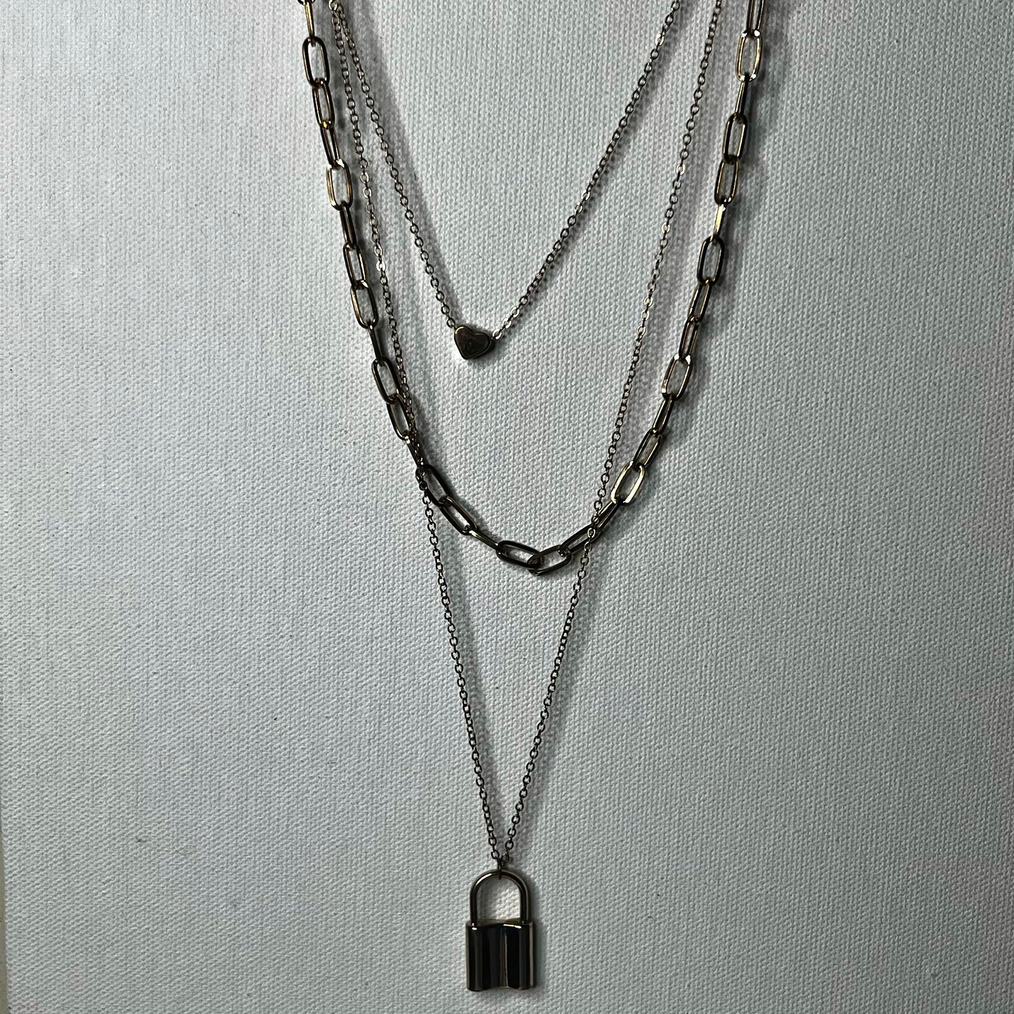 Heart & Lock Necklace