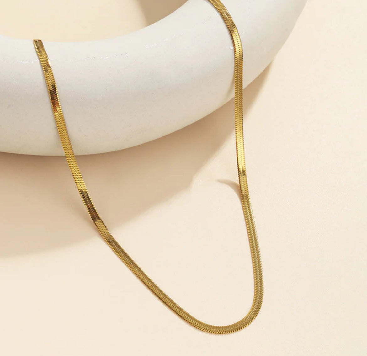 Gold Plated Snake Chain (Anti Tarnish)