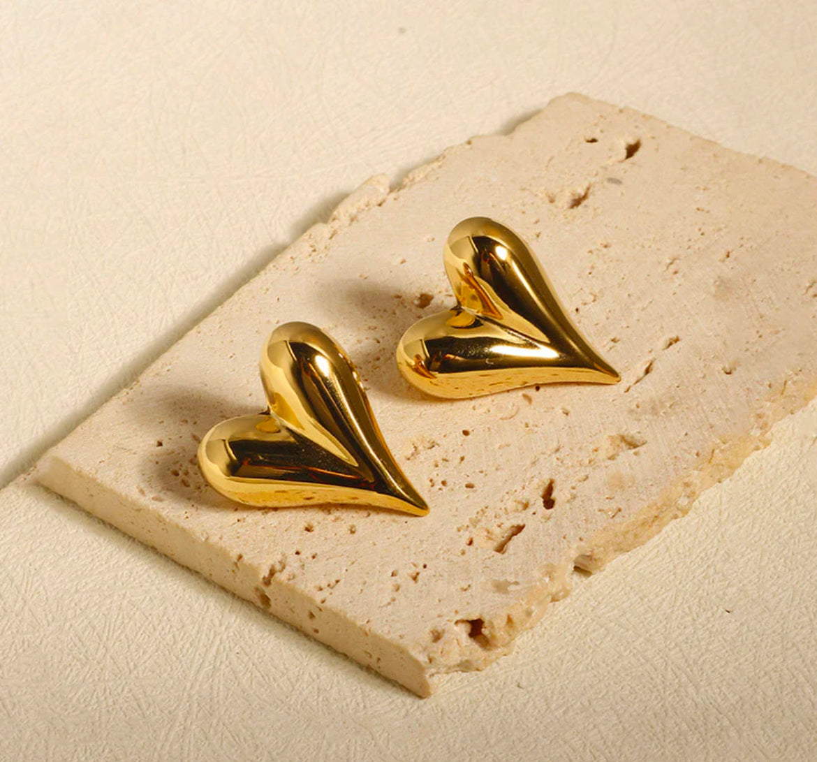 Mini Heart Anti Tarnish Earrings