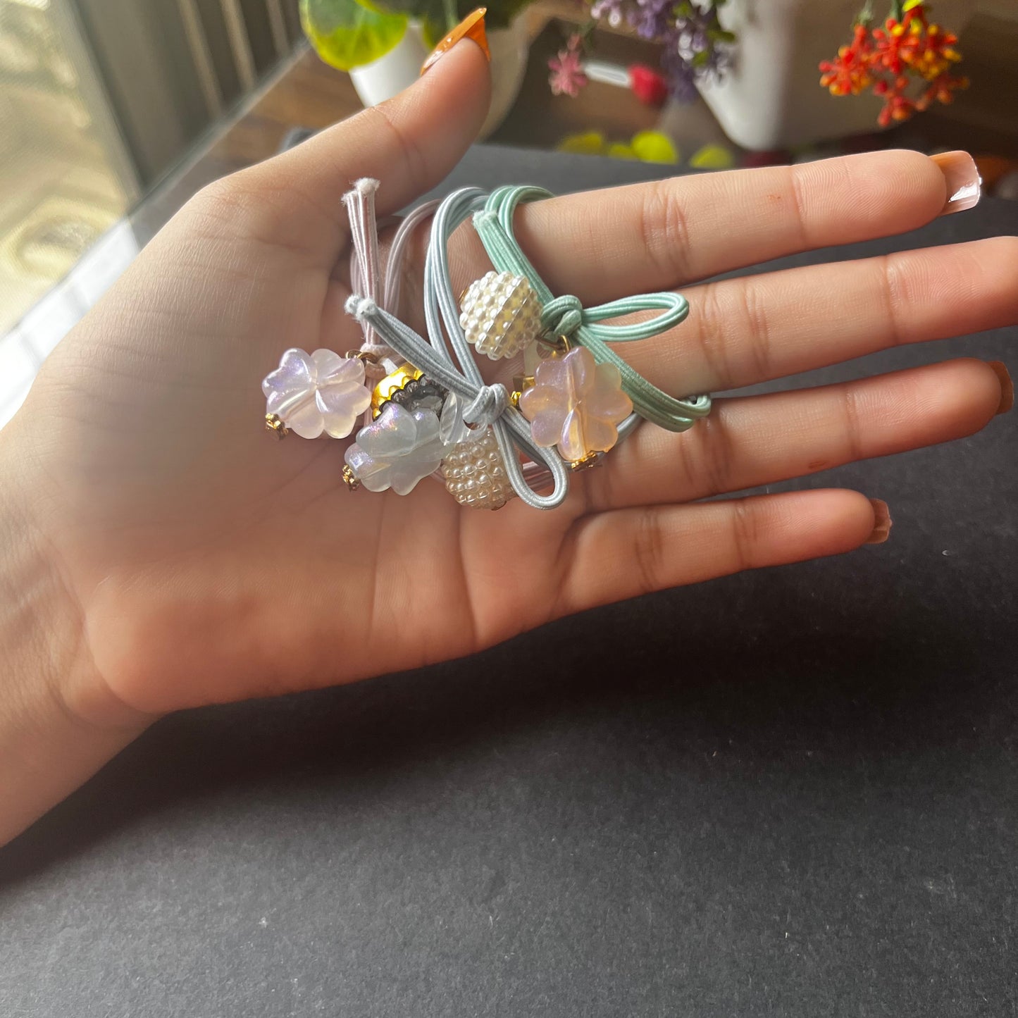 Fancy Hair Rubber Band (Set Of 3)