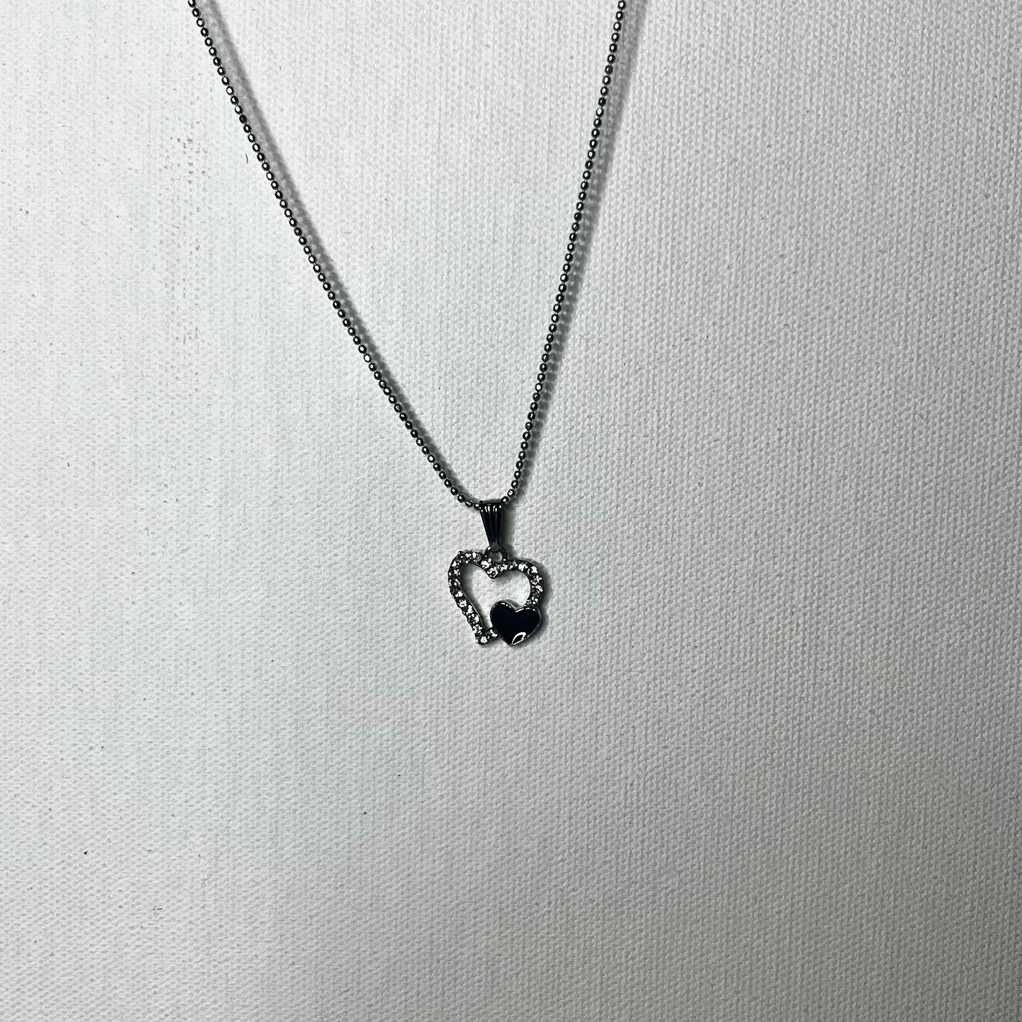 Heart & Heart Necklace
