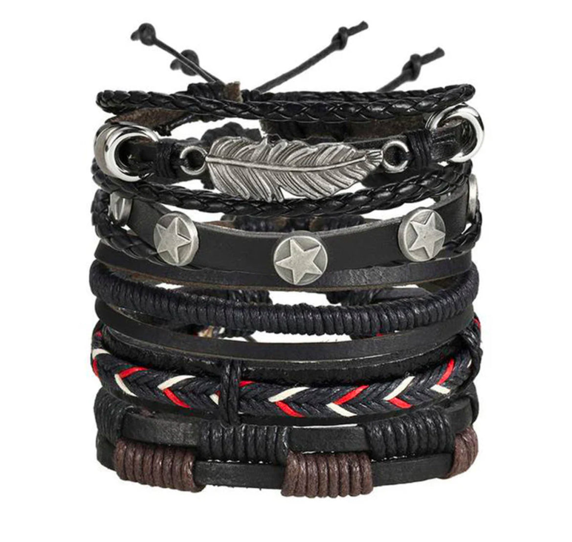 Men Strand Bracelet (Set Of 5)