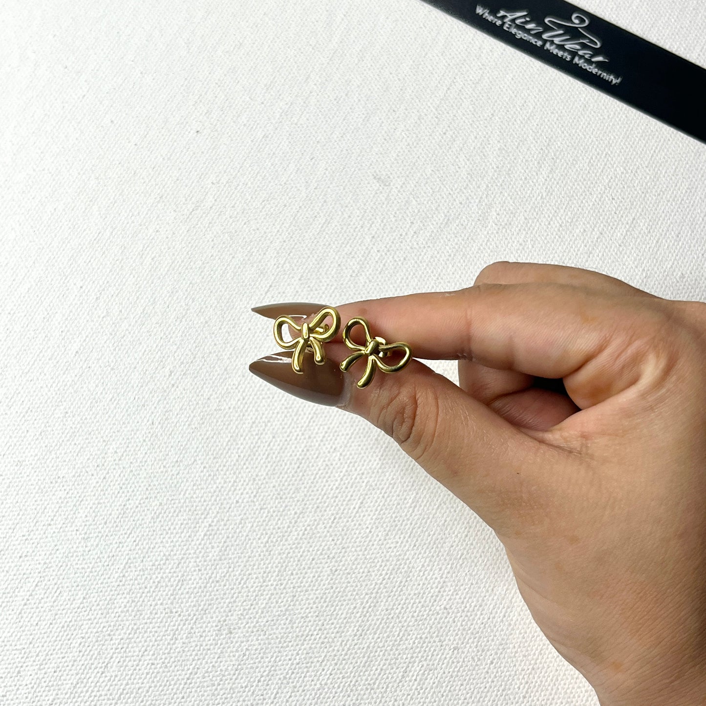 Viral Anti Tarnish Bow Earrings