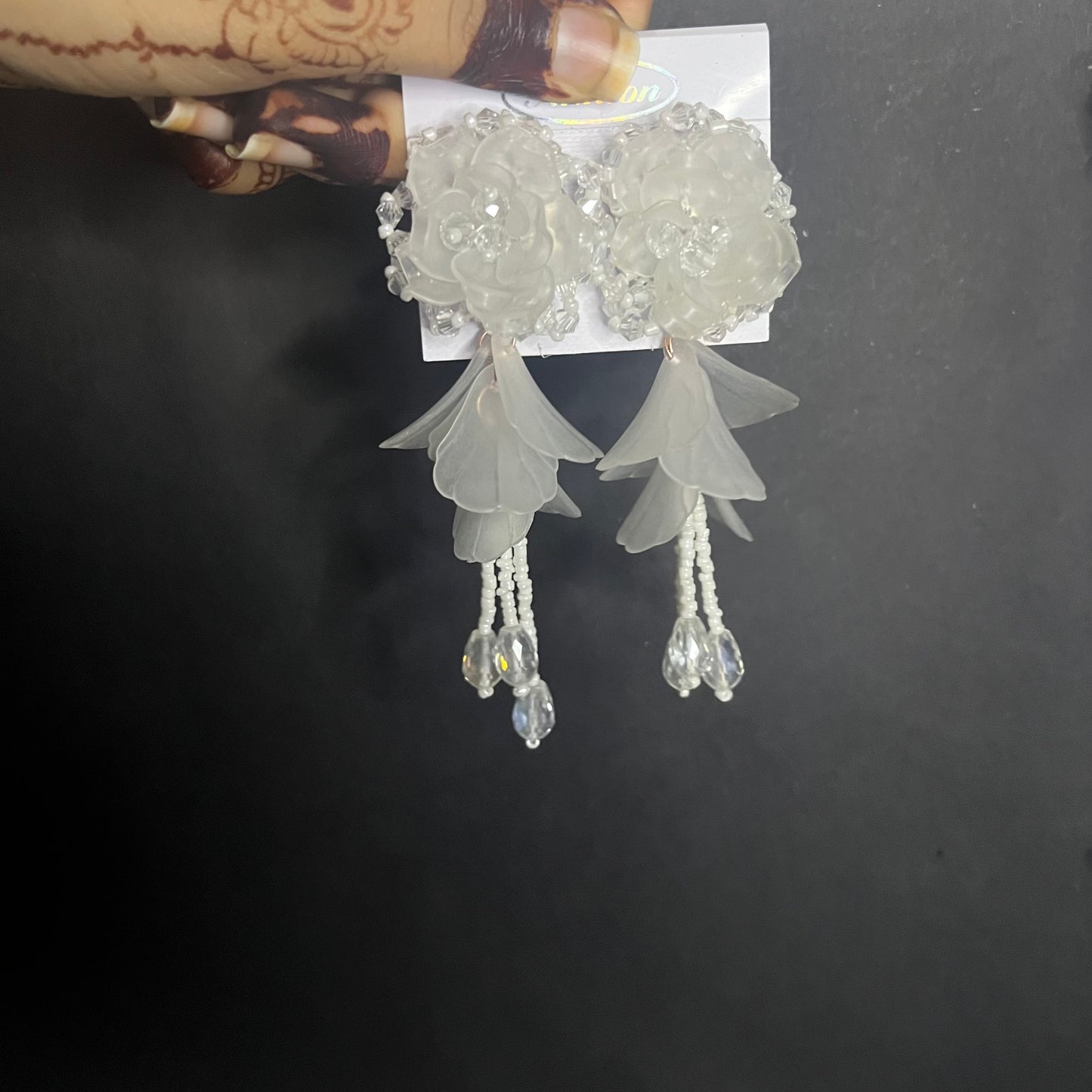 White Aesthetic Earrings