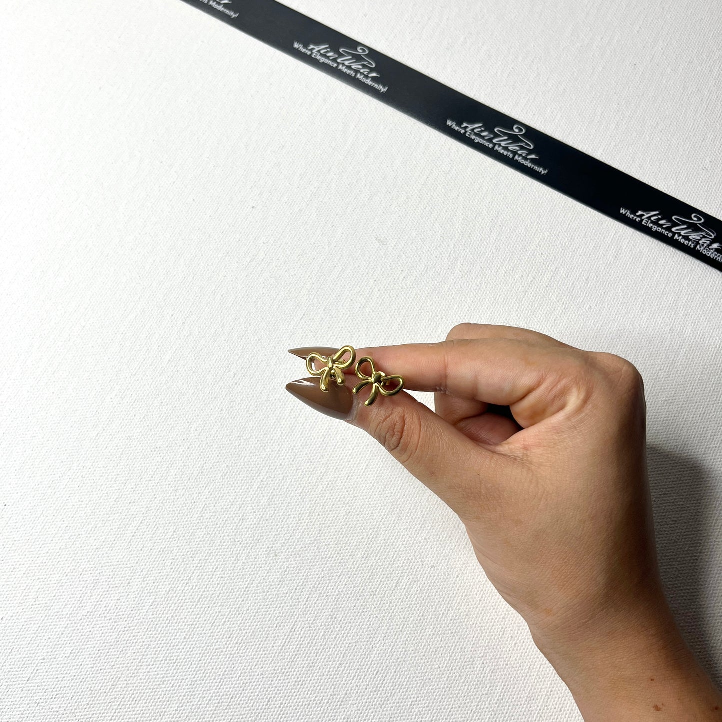 Viral Anti Tarnish Bow Earrings