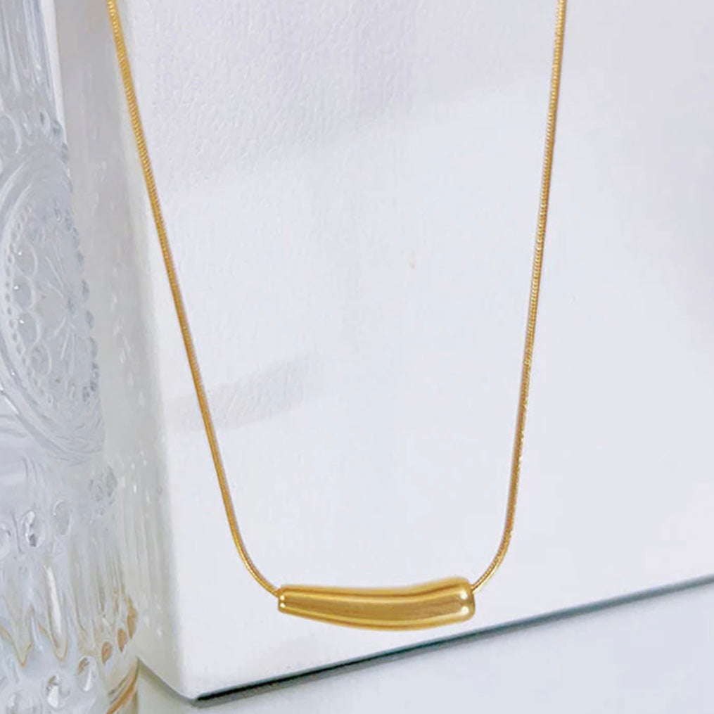 Gold Plated Anti Tarnish Minimalistic Necklace