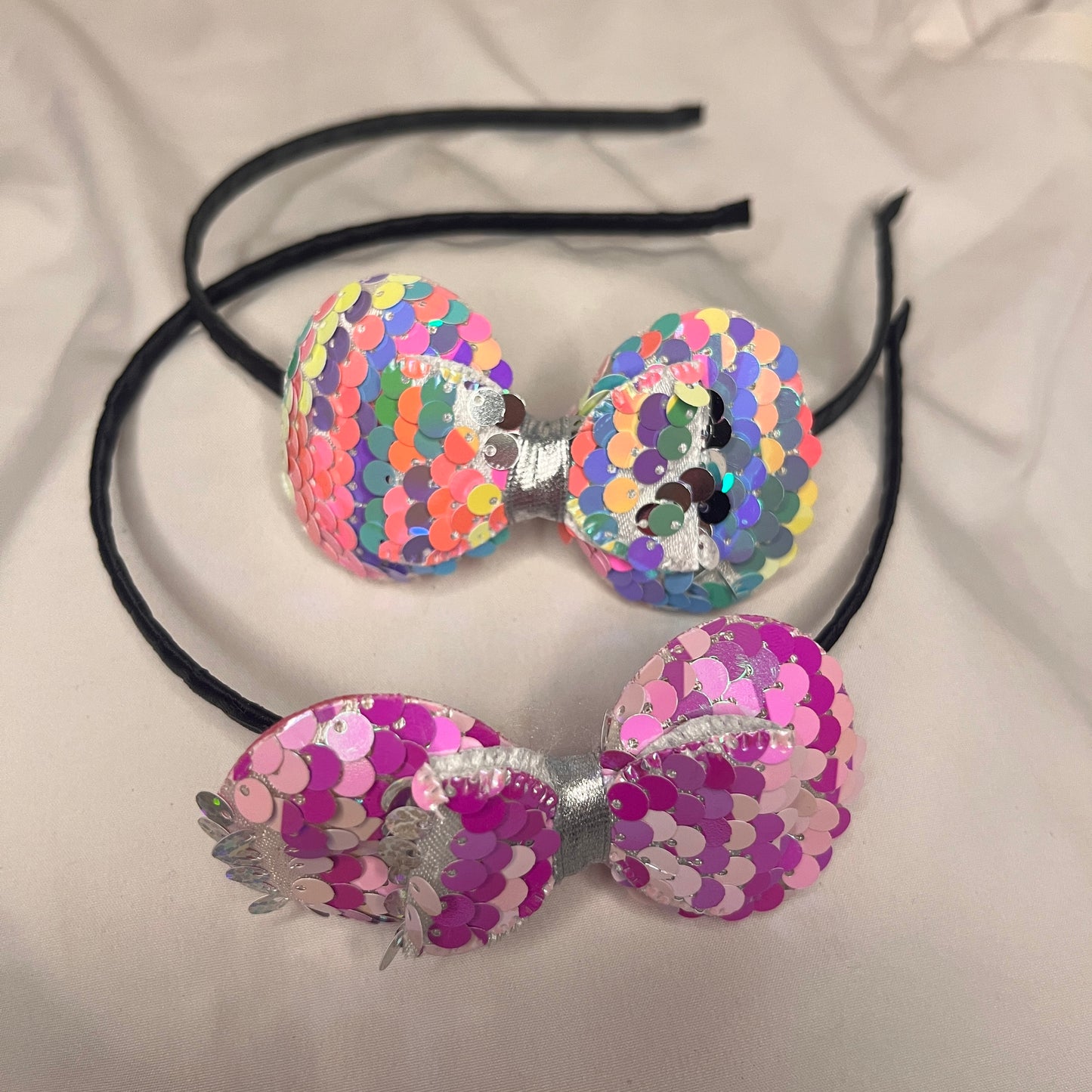 Unicorn & Rainbow Sequence Material Hair Band (Set Of 2) Ain Wear - Where Elegance Meets Modernity!