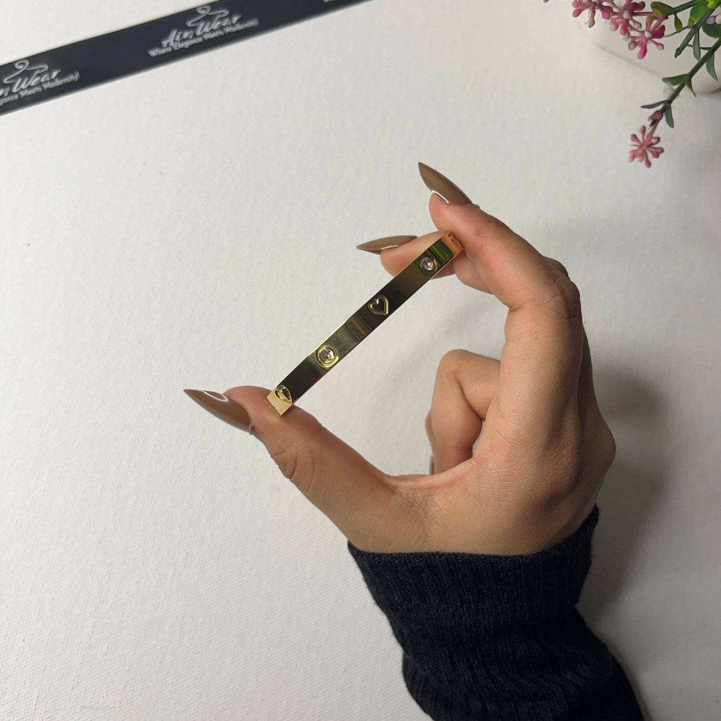 Viral Anti Tarnish Golden Bracelet