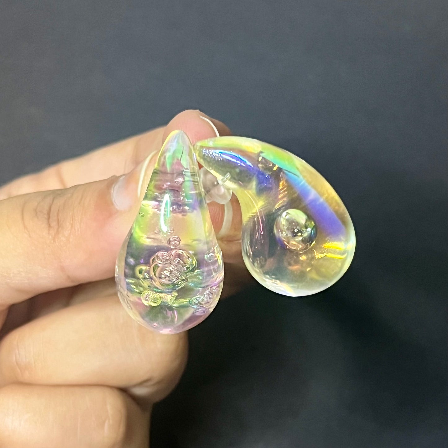 Holographic Drop Earring
