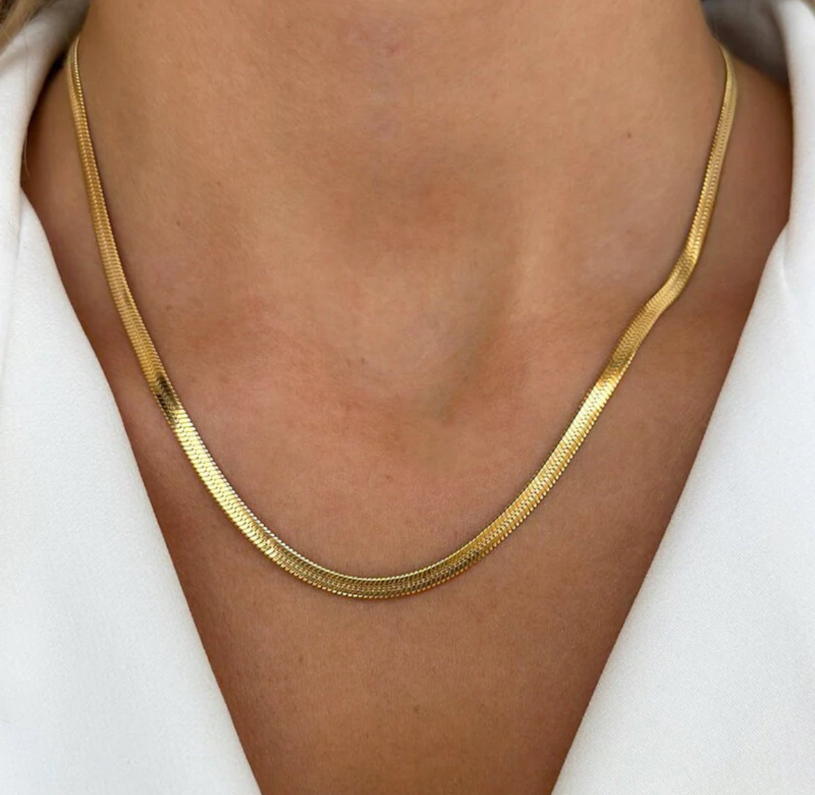 Gold Plated Snake Chain (Anti Tarnish)