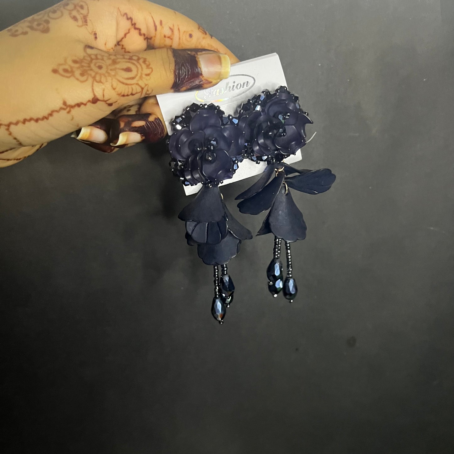 Dark Blue Aesthetic Earrings
