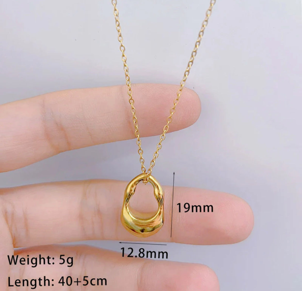 Viral Anti Tarnish Contemporary Pendant