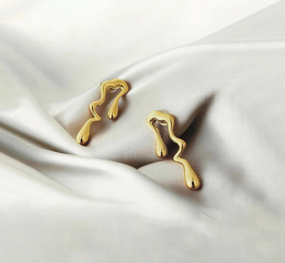 Anti Tarnish Quirky Drop Earrings