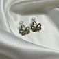 Pearl Bow Korean Earrings