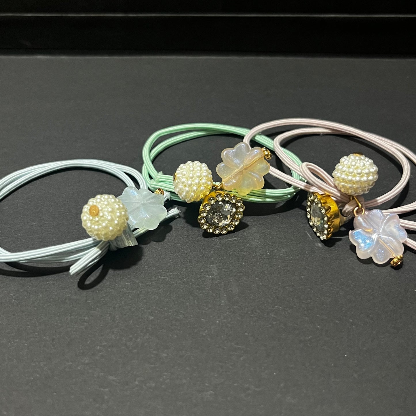 Fancy Hair Rubber Band (Set Of 3)