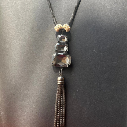Black Ethnic Pendant Ain Wear - Where Elegance Meets Modernity!
