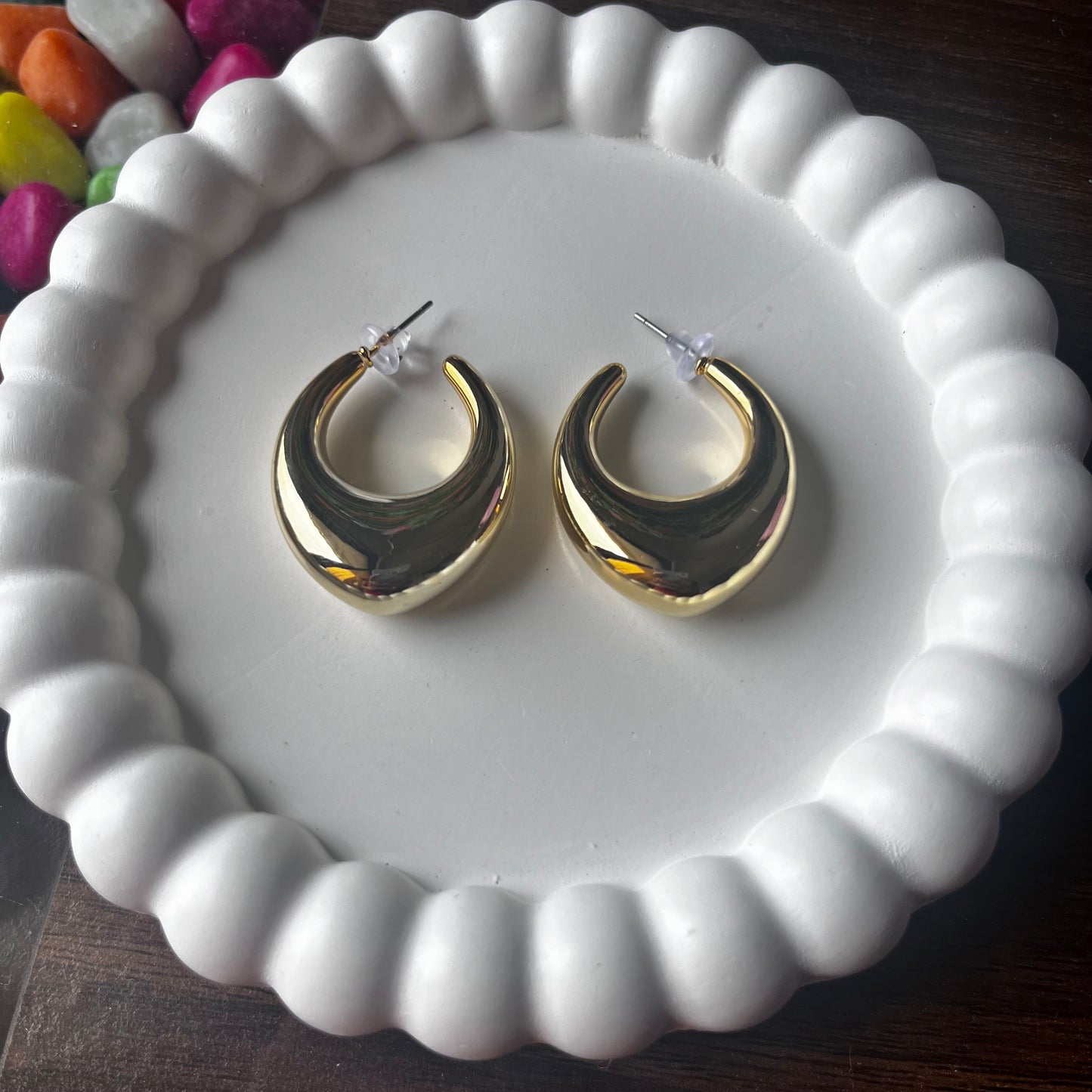 Golden Studs Earrings Combo