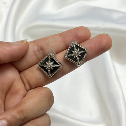 Black Korean Earrings