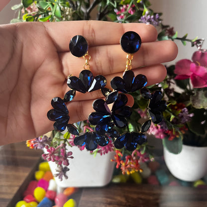 Blue Viral Gemstone Earrings