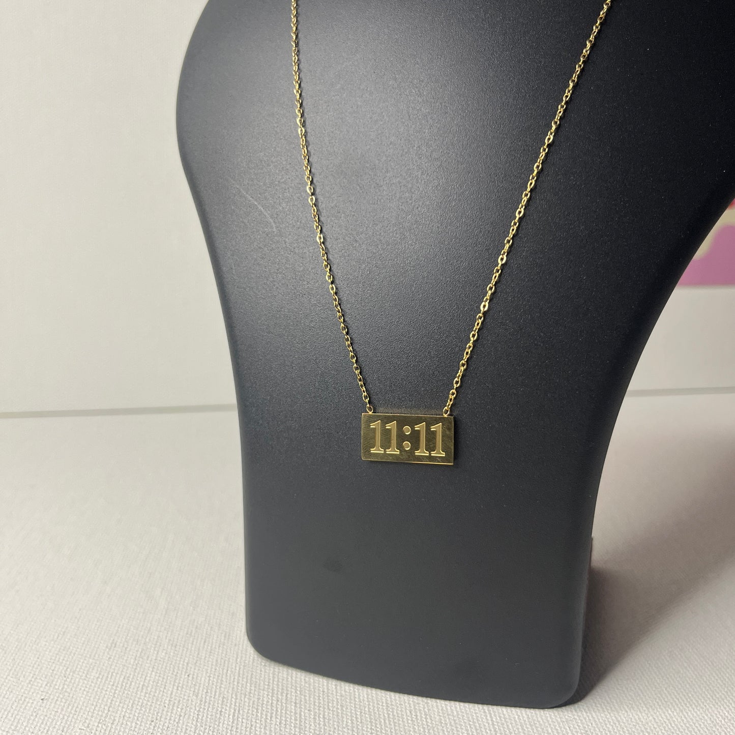 Viral Gold Plated Anti Tarnish 11:11 Angel Pendant
