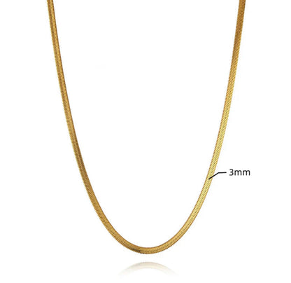Gold Plated Snake Chain (Anti Tarnish)