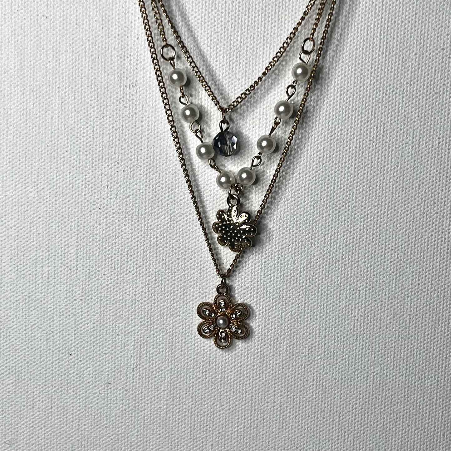 Flower Layered Necklace