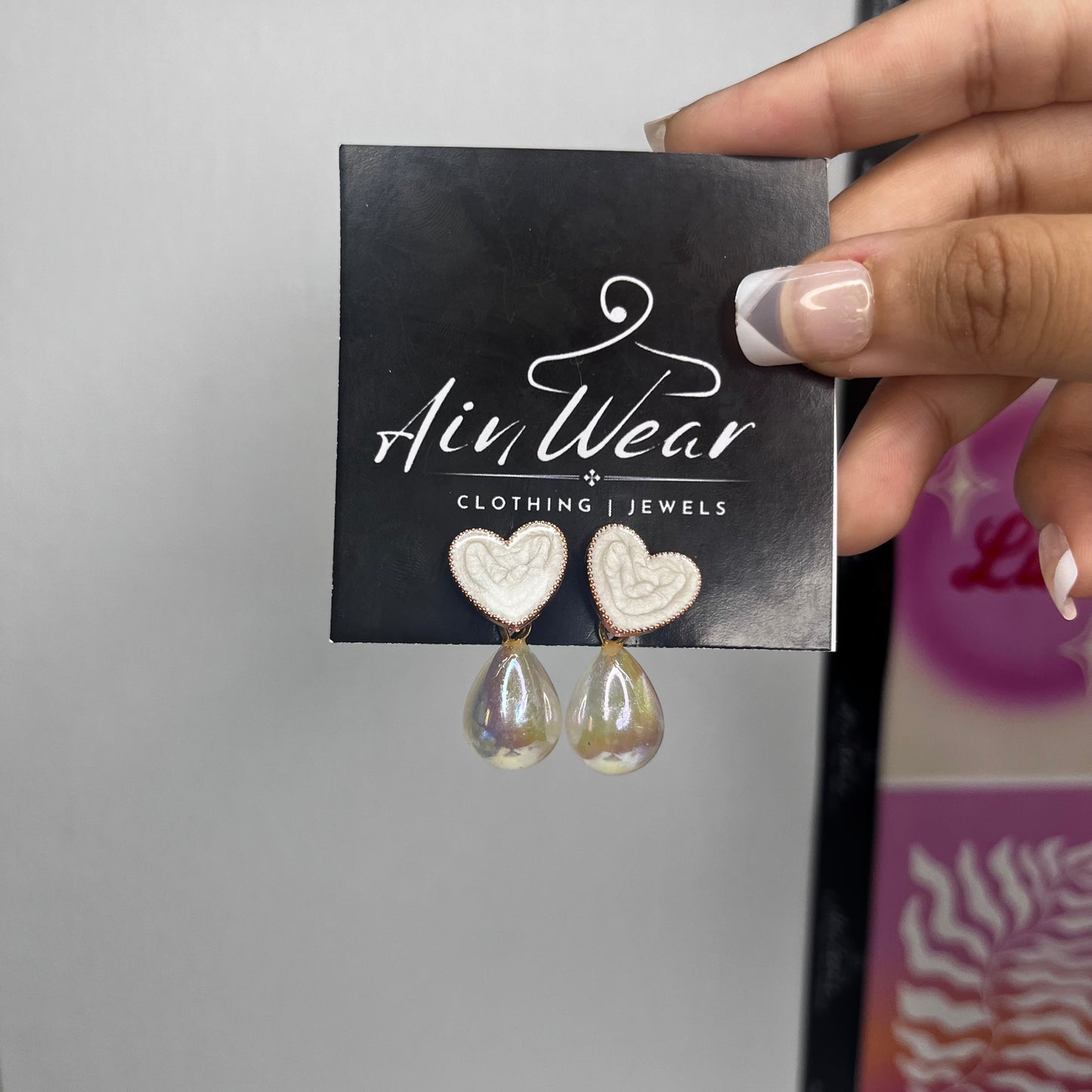 Korean Heart Earrings