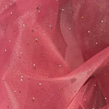 Pink Organza Silk Hand Work Saree