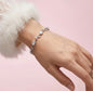Viral Silver Tulip Anti Tarnish Bracelet