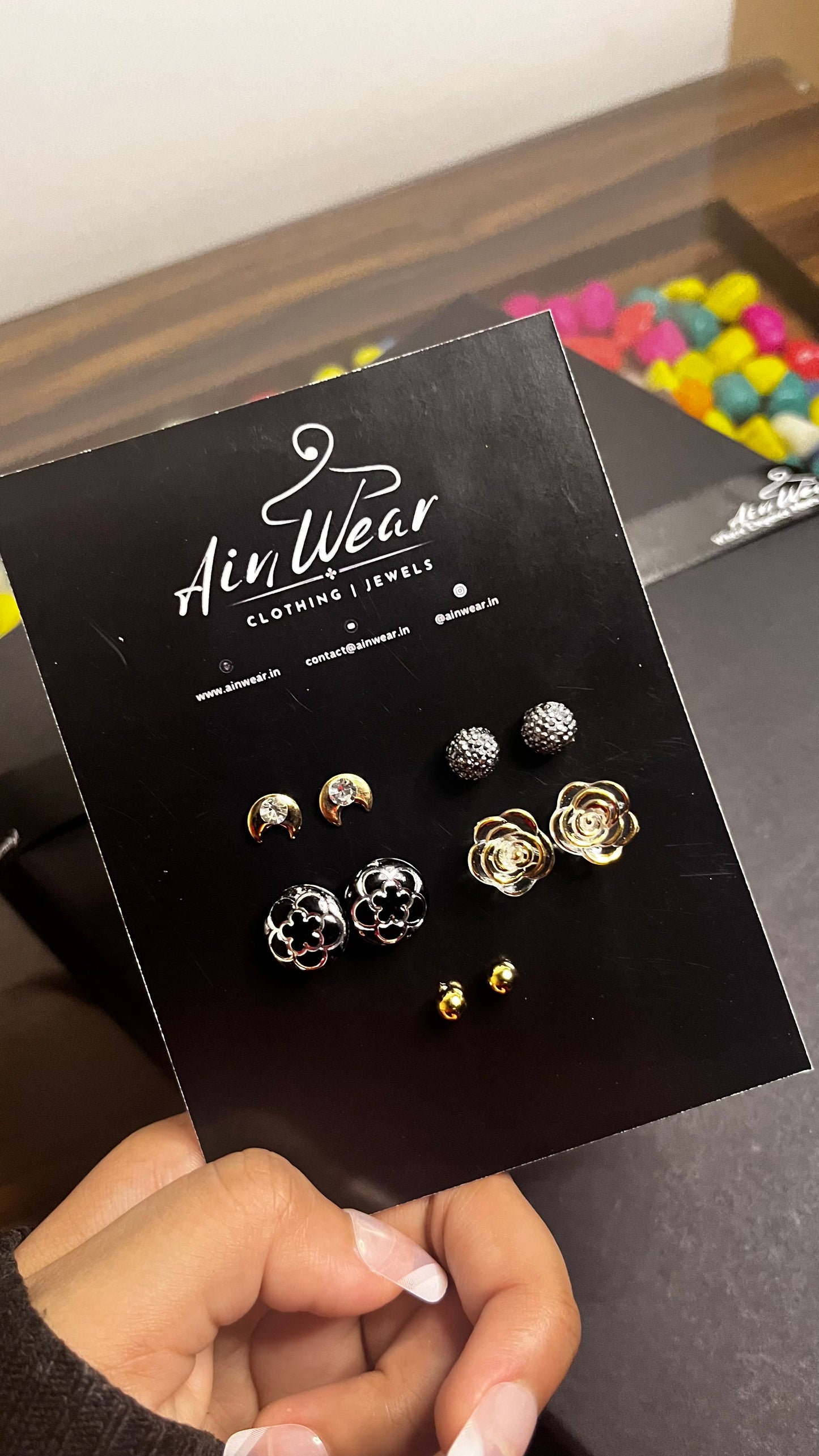 Minimal Earrings Combo (Pair Of 10 Earrings)