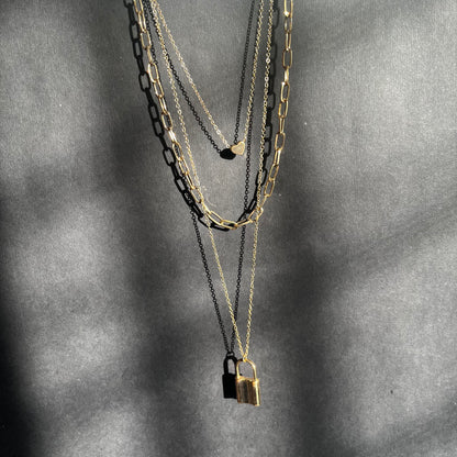 Heart & Lock Necklace