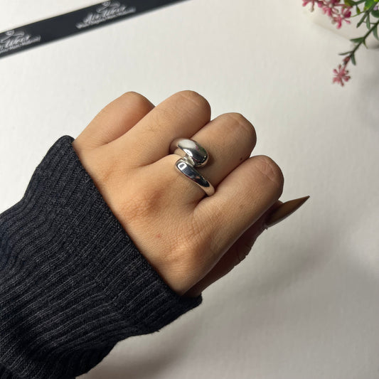 Silver Chunky Ring