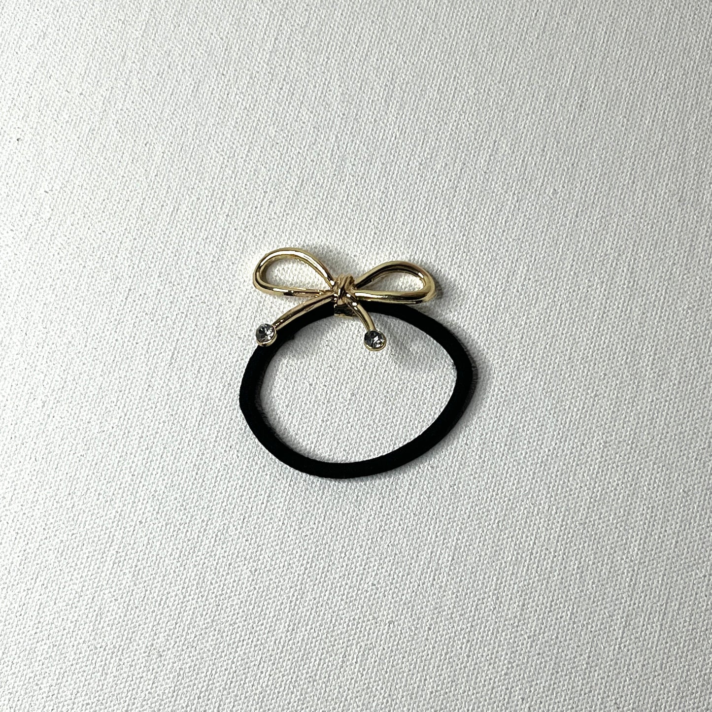 Golden Bow Haircuff Hair Tie