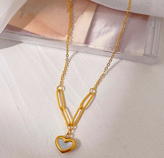 Gold Plated Anti Tarnish Heart Themed Pendant