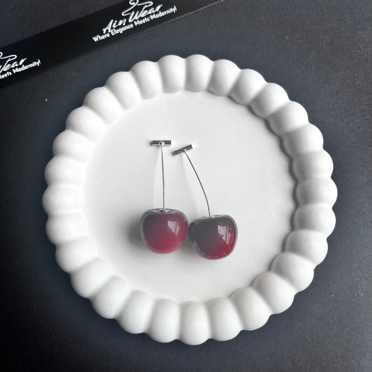 Aesthetic Cherry Earrings