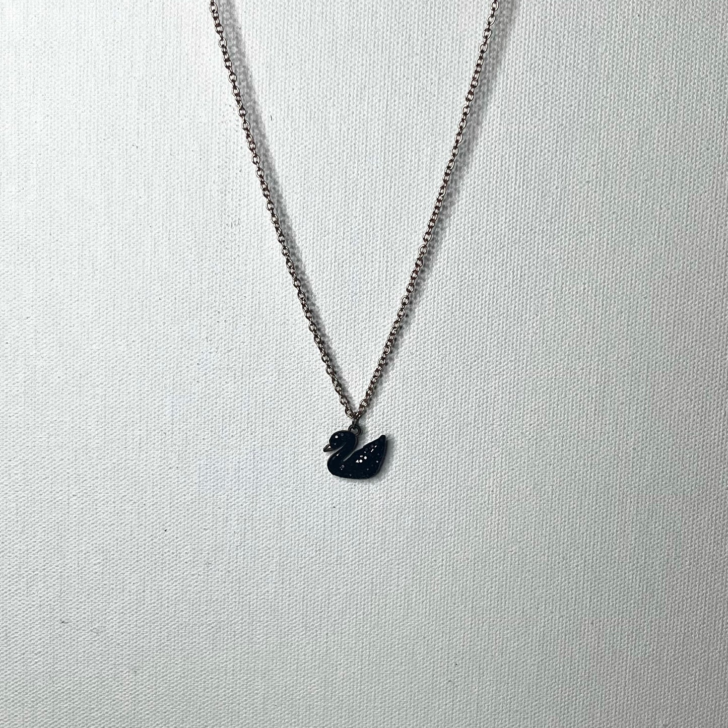 Black Swan/Duck Necklace