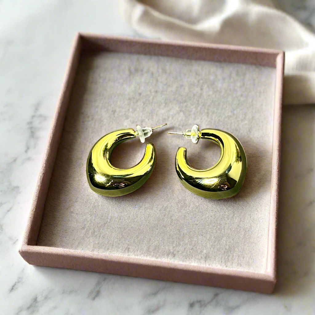 Golden Stud Earring