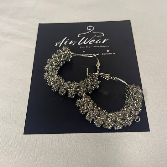 Oxidised Silver Plated Earrings Ain Wear - Where Elegance Meets Modernity!