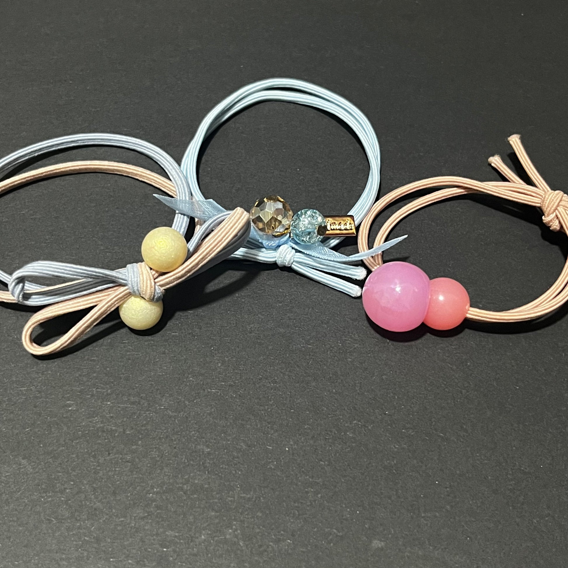Fancy Cute Hair Rubber Band (Set Of 3) Ain Wear - Where Elegance Meets Modernity!