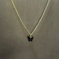 Black Butterfly Necklace