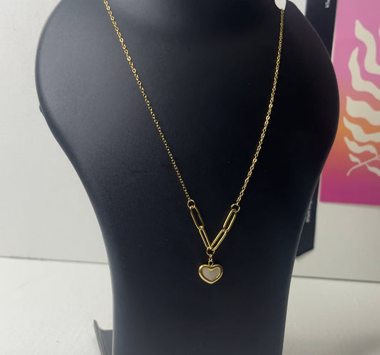 Gold Plated Anti Tarnish Heart Themed Pendant