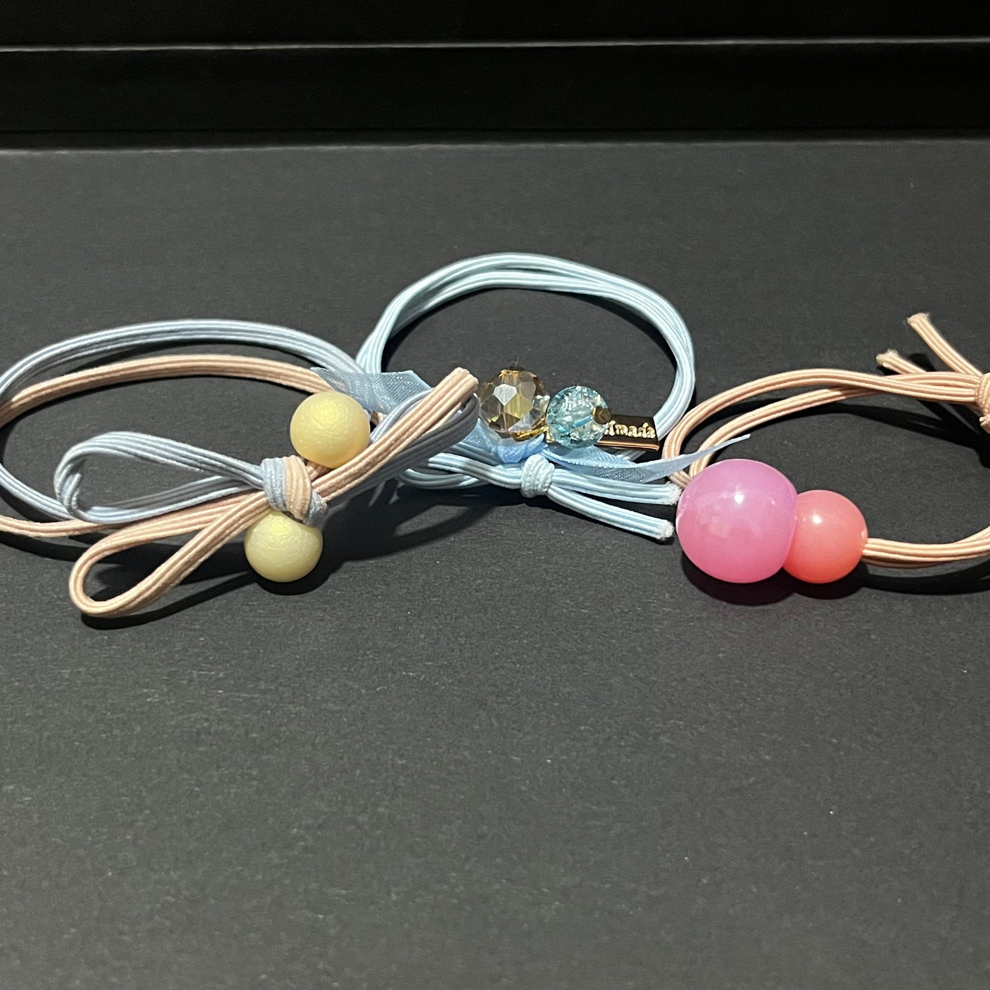 Fancy Cute Hair Rubber Band (Set Of 3) Ain Wear - Where Elegance Meets Modernity!