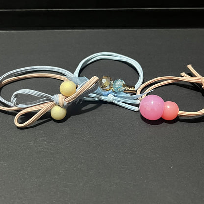 Fancy Cute Hair Rubber Band (Set Of 3) Ain Wear - Where Elegance Meets Modernity!