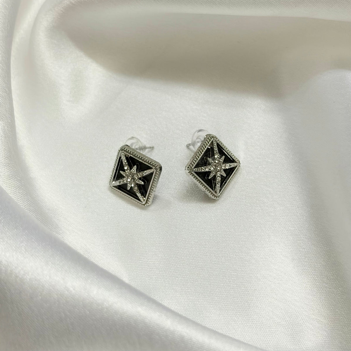 Black Korean Earrings
