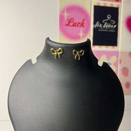 Viral Anti Tarnish Bow Earrings