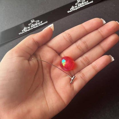 Aesthetic Red Cherry Earrings