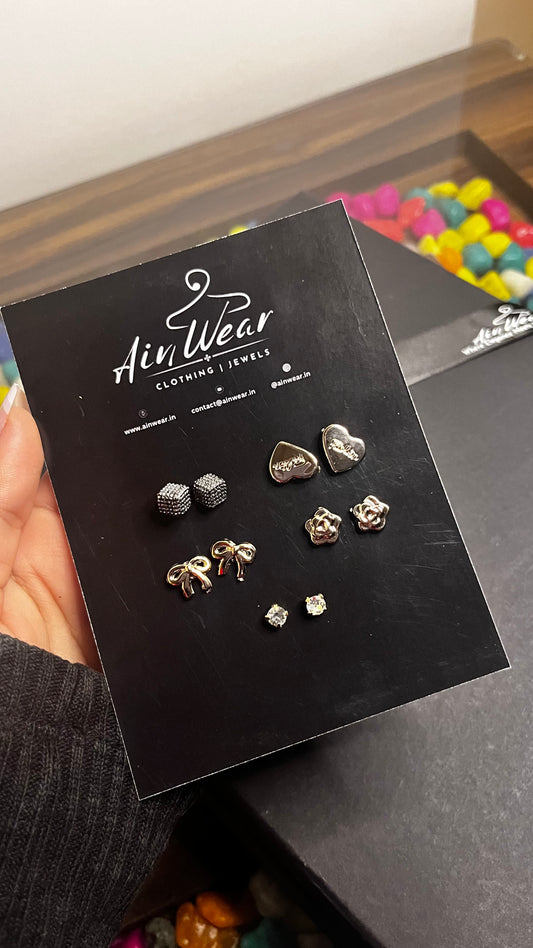Minimal Earrings Combo (Style 2)