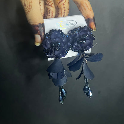 Dark Blue Aesthetic Earrings