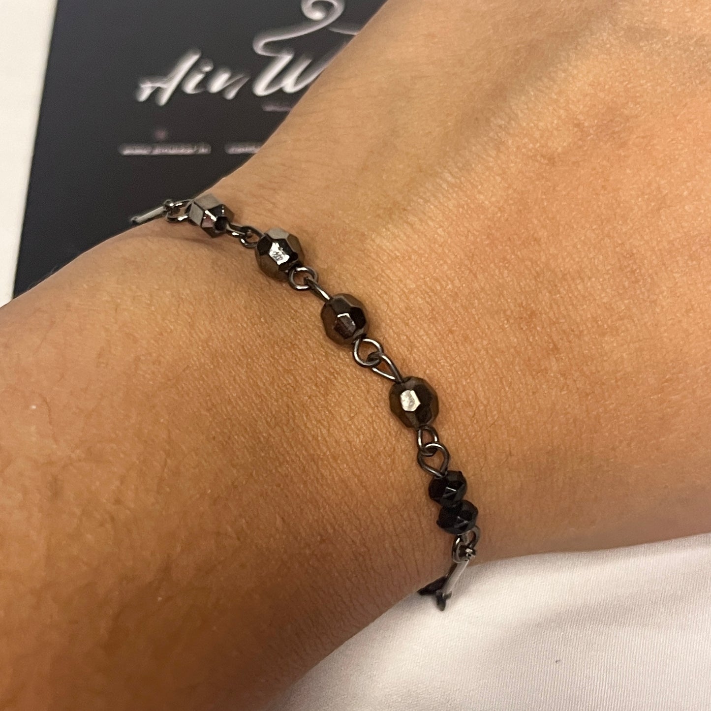 Black & Silver Adjustable Bracelet