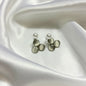 Silver-toned Dangle Korean Earring